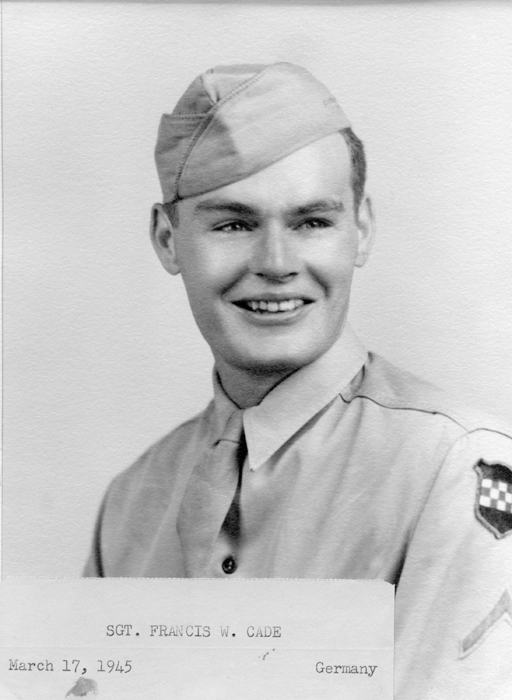 Sergeant Francis W Cade